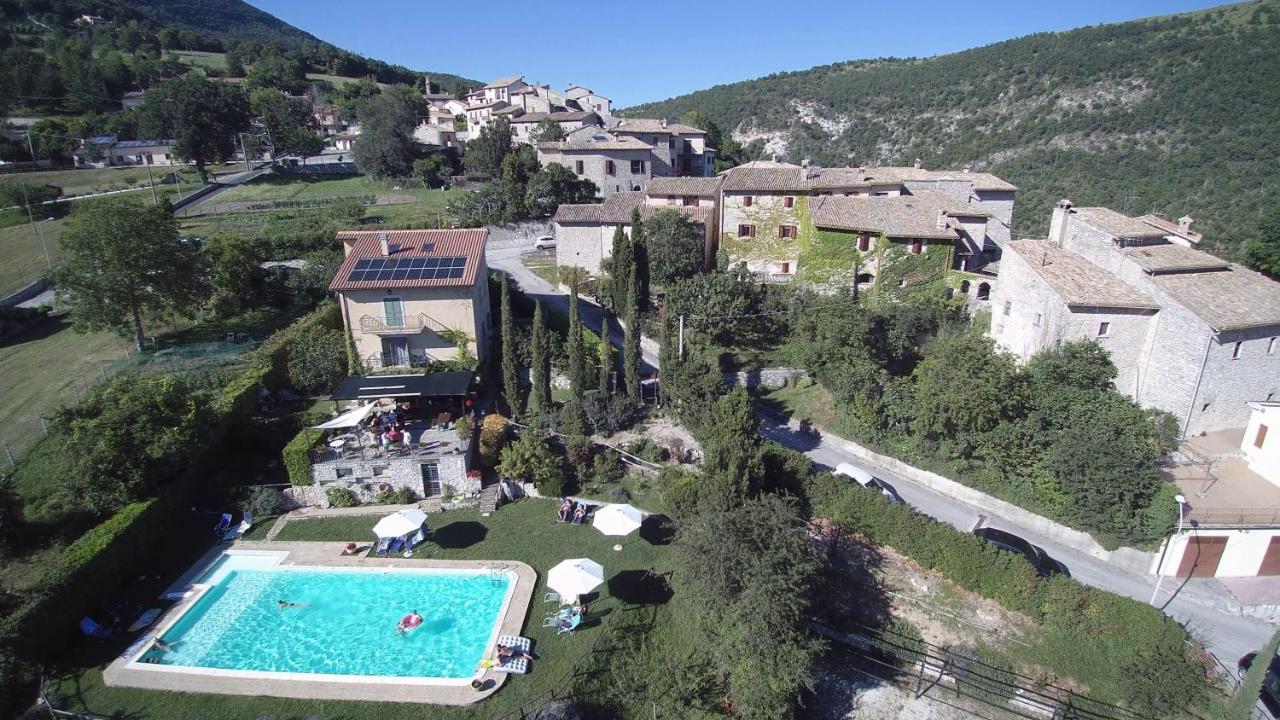 Agriturismo Roccagelli Vallo di Nera Экстерьер фото